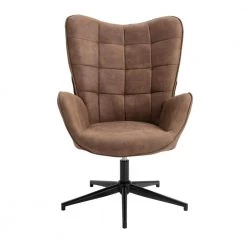 Iris Camel Swivel Arm Chair Wingback Balloon Chair by Homy Casa -Homy Casa Shop camel homy casa accent chairs hd iris camel 77 1000