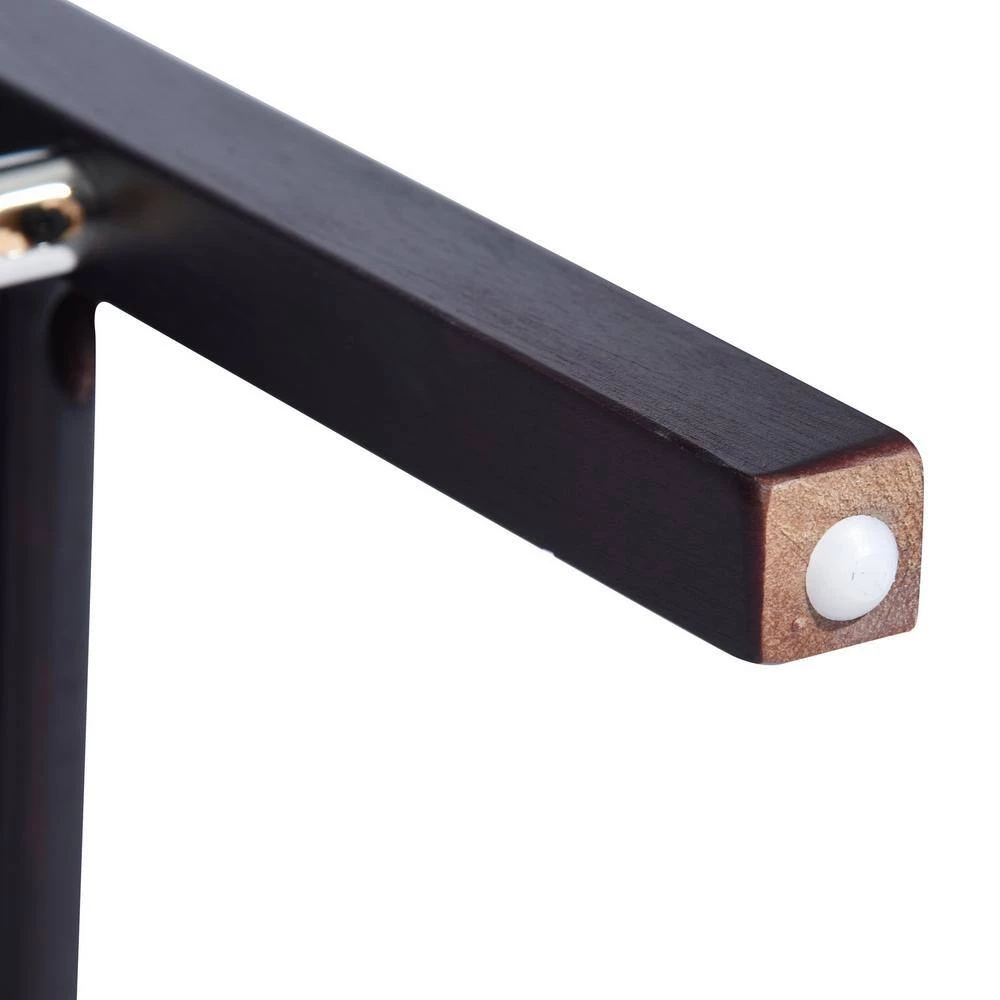 Nielsen 39.8 in. Charcoal Low Back Cushioned Bar Stool with Fabric Seat (Set of 2) by Homy Casa 10 Nielsen 39.8 in. Charcoal Low Back Cushioned Bar Stool with Fabric Seat (Set of 2) by Homy Casa - Image 8