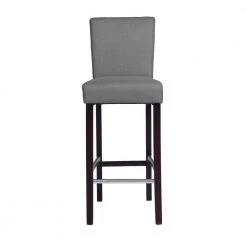 Nielsen 39.8 in. Charcoal Low Back Cushioned Bar Stool with Fabric Seat (Set of 2) by Homy Casa 13 Nielsen 39.8 in. Charcoal Low Back Cushioned Bar Stool with Fabric Seat (Set of 2) by Homy Casa -Homy Casa Shop charcoal homy casa bar stools hd nielsen fabric charcoal c3 1000