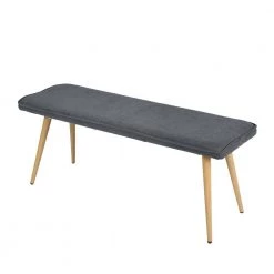 Nuhu Charcoal Fabric Upholstered Oak Metal Legs Bench( 18.3 in H * 45.3 in W * 15.3 in D ) by Homy Casa 15 Nuhu Charcoal Fabric Upholstered Oak Metal Legs Bench( 18.3 in H * 45.3 in W * 15.3 in D ) by Homy Casa -Homy Casa Shop charcoal homy casa bedroom benches hd nuhu charcoal oak leg 4f 1000