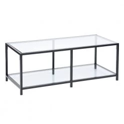 Justin 43.3 in. Clear Rectangle Glass Coffee Table by Homy Casa 21 Justin 43.3 in. Clear Rectangle Glass Coffee Table by Homy Casa -Homy Casa Shop clear homy casa console tables justin b fa 1000