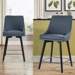 Adalgis 39.4 in. Dark Blue High Back Metal Frame Bar Stool 25.6 in. Seat Height by Homy Casa 21 Adalgis 39.4 in. Dark Blue High Back Metal Frame Bar Stool 25.6 in. Seat Height by Homy Casa -Homy Casa Shop dark blue homy casa bar stools adalgis chormed bar indigo 2475 31 1000