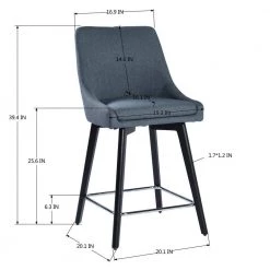 Adalgis 39.4 in. Dark Blue High Back Metal Frame Bar Stool 25.6 in. Seat Height by Homy Casa 18 Adalgis 39.4 in. Dark Blue High Back Metal Frame Bar Stool 25.6 in. Seat Height by Homy Casa -Homy Casa Shop dark blue homy casa bar stools adalgis chormed bar indigo 2475 44 1000