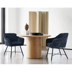 Mccready Black Armchair (Set of 2) by Homy Casa -Homy Casa Shop dark blue homy casa dining chairs rekik 2pcs 31 1000