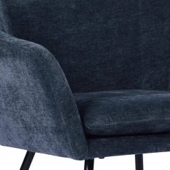 Mccready Black Armchair (Set of 2) by Homy Casa -Homy Casa Shop dark blue homy casa dining chairs rekik 2pcs 44 1000