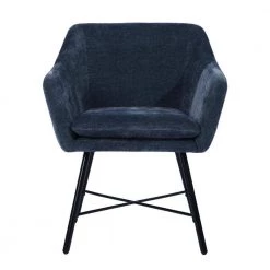 Mccready Black Armchair (Set of 2) by Homy Casa -Homy Casa Shop dark blue homy casa dining chairs rekik 2pcs c3 1000