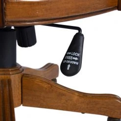 Hetty 25.2 in. Dark Brown Upholstered Task Chair by Homy Casa -Homy Casa Shop dark brown homy casa task chairs hetty fa 1000