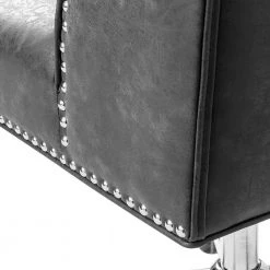 Suttner Dark Grey Upholstered Office Chair Task Chair by Homy Casa -Homy Casa Shop dark grey homy casa task chairs suttner 2501 76 1000