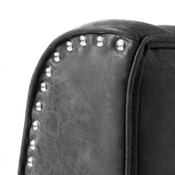 Suttner Dark Grey Upholstered Office Chair Task Chair by Homy Casa -Homy Casa Shop dark grey homy casa task chairs suttner 2501 fa 1000