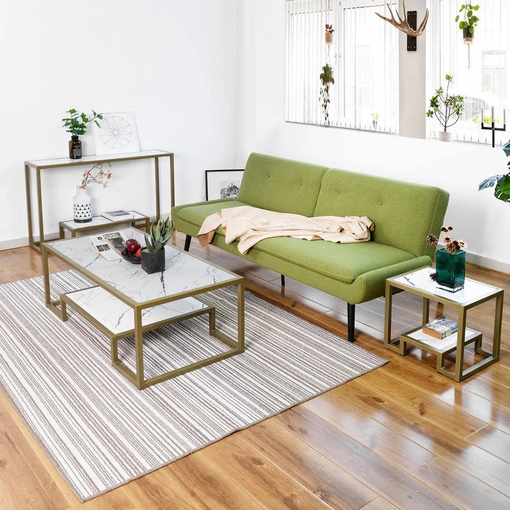 Billee Frame End Table with Storage by Homy Casa 7 Billee Frame End Table with Storage by Homy Casa - Image 5