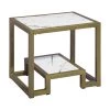 Billee Frame End Table with Storage by Homy Casa -Homy Casa Shop gold homy casa end side tables suri gold end table 64 1000