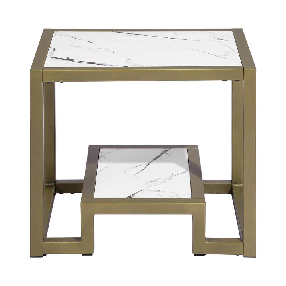 Billee Frame End Table with Storage by Homy Casa 5 Billee Frame End Table with Storage by Homy Casa - Image 3