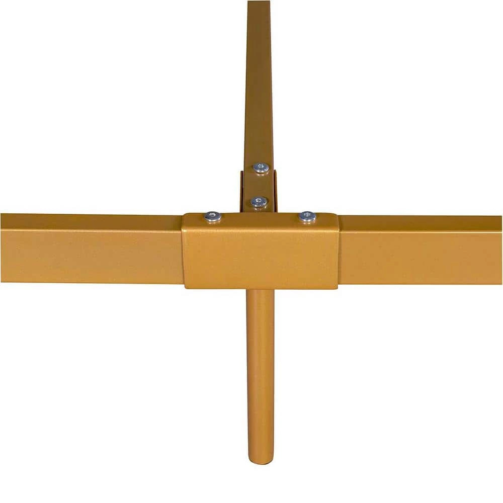 Gold Queen Standard Bed Metal Bed Frame Platform Bed by Homy Casa 10 Gold Queen Standard Bed Metal Bed Frame Platform Bed by Homy Casa - Image 8