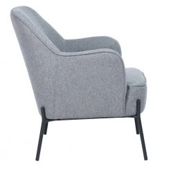 Dugan Gray Upholstered Accent Chair by Homy Casa -Homy Casa Shop gray homy casa accent chairs dugan grey 44 1000