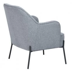 Dugan Gray Upholstered Accent Chair by Homy Casa -Homy Casa Shop gray homy casa accent chairs dugan grey fa 1000