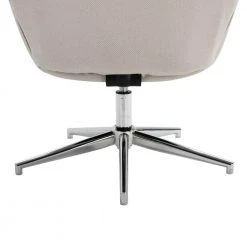 Wingback Ivory Fabric Upholstery Tufted High Back Leisure Chair With Arms by Homy Casa -Homy Casa Shop gray homy casa accent chairs fuchs ivory fa 1000