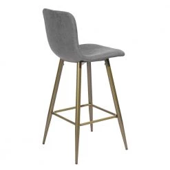 Scargill 37.4 in. Grey Upholstered Metal Frame Counter Stool with Fabric Seat (Set of 2) by Homy Casa 15 Scargill 37.4 in. Grey Upholstered Metal Frame Counter Stool with Fabric Seat (Set of 2) by Homy Casa -Homy Casa Shop gray homy casa bar stools scargill counter bar dark gery 1f 1000