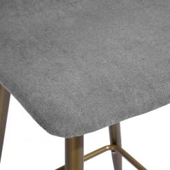 Scargill 37.4 in. Grey Upholstered Metal Frame Counter Stool with Fabric Seat (Set of 2) by Homy Casa 16 Scargill 37.4 in. Grey Upholstered Metal Frame Counter Stool with Fabric Seat (Set of 2) by Homy Casa -Homy Casa Shop gray homy casa bar stools scargill counter bar dark gery 44 1000