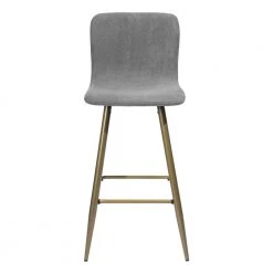 Scargill 37.4 in. Grey Upholstered Metal Frame Counter Stool with Fabric Seat (Set of 2) by Homy Casa 13 Scargill 37.4 in. Grey Upholstered Metal Frame Counter Stool with Fabric Seat (Set of 2) by Homy Casa -Homy Casa Shop gray homy casa bar stools scargill counter bar dark gery c3 1000