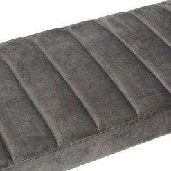 Upholstered Bench Gray Fabric (46 in. x 18 in. x 18 in.) by Homy Casa -Homy Casa Shop gray homy casa bedroom benches theis grey 44 1000