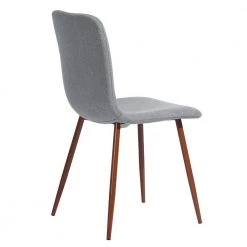Scargill Grey Fabric Dining Chair (Set of 4) by Homy Casa -Homy Casa Shop gray homy casa dining chairs scargill grey 1f 1000
