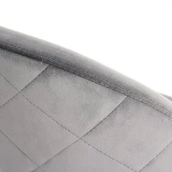 Dining Set of 2 Mid Century Modern Kitchen Velvet Upholstered Accent Leisure Chairs, Grey by Homy Casa -Homy Casa Shop gray homy casa dining chairs zomba grey velvet diamond kd metal a 44 1000