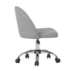 Grey Fabric Seat Office Chair with Swivel Seat and Adjustable Seat Height by Homy Casa -Homy Casa Shop gray homy casa office stools hd dearon grey 4f 1000