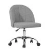 Grey Fabric Seat Office Chair with Swivel Seat and Adjustable Seat Height by Homy Casa -Homy Casa Shop gray homy casa office stools hd dearon grey 64 1000