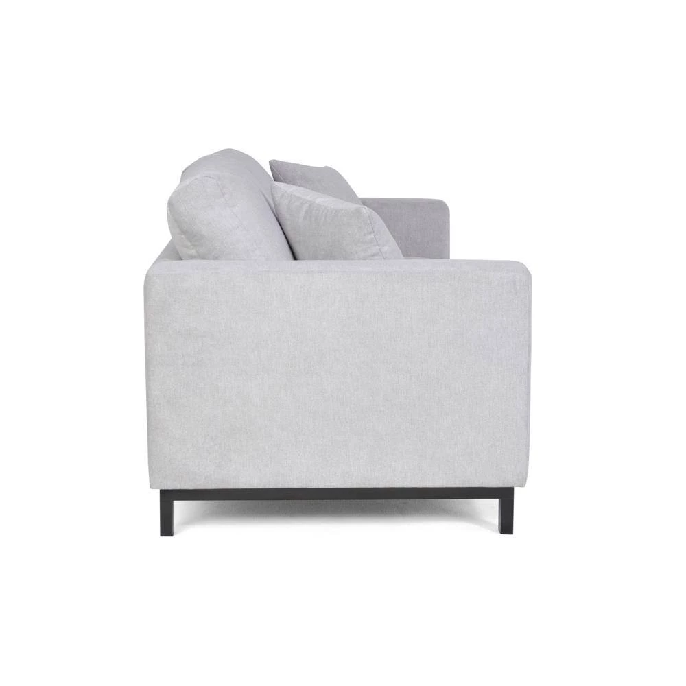 HD-Louis 2 Seater Aston 15 91 in. Wide Square Arm Fabric Straight Sofa Dark Gray by Homy Casa 6 HD-Louis 2 Seater Aston 15 91 in. Wide Square Arm Fabric Straight Sofa Dark Gray by Homy Casa - Image 4