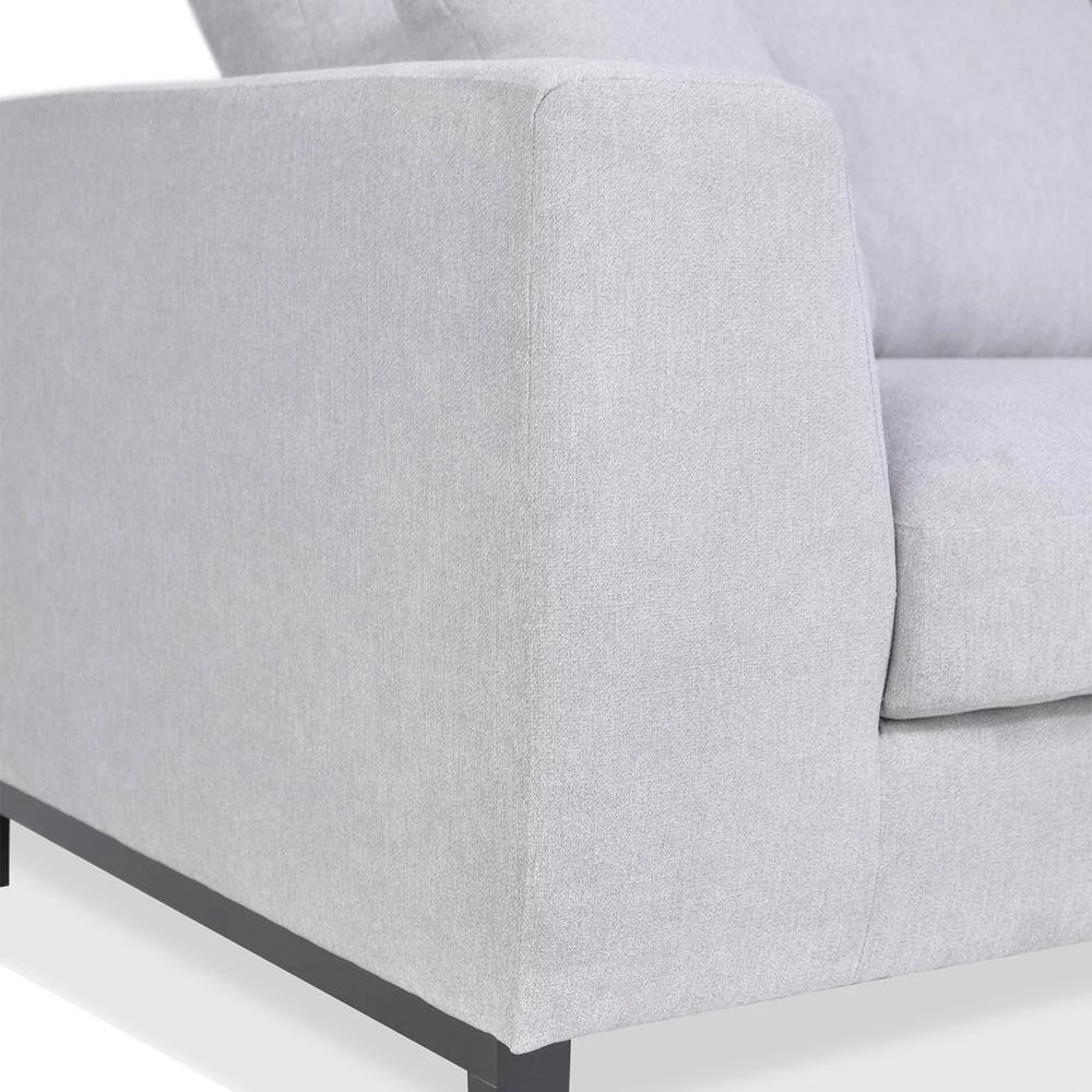 HD-Louis 2 Seater Aston 15 91 in. Wide Square Arm Fabric Straight Sofa Dark Gray by Homy Casa 9 HD-Louis 2 Seater Aston 15 91 in. Wide Square Arm Fabric Straight Sofa Dark Gray by Homy Casa - Image 7