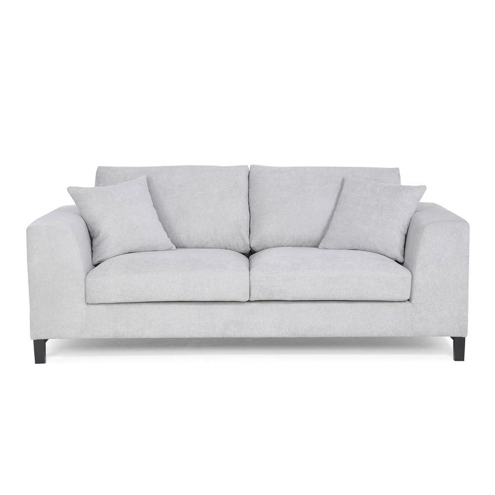 HD-Louis 2 Seater Aston 15 91 in. Wide Square Arm Fabric Straight Sofa Dark Gray by Homy Casa 5 HD-Louis 2 Seater Aston 15 91 in. Wide Square Arm Fabric Straight Sofa Dark Gray by Homy Casa - Image 3