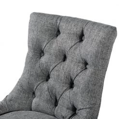 Adjustable Fabric Middle Office Chair Computer Desk Chair Leisure Chair with Casters - Grey by Homy Casa 18 Adjustable Fabric Middle Office Chair Computer Desk Chair Leisure Chair with Casters - Grey by Homy Casa -Homy Casa Shop gray homy casa task chairs chaden choarcoal 76 1000