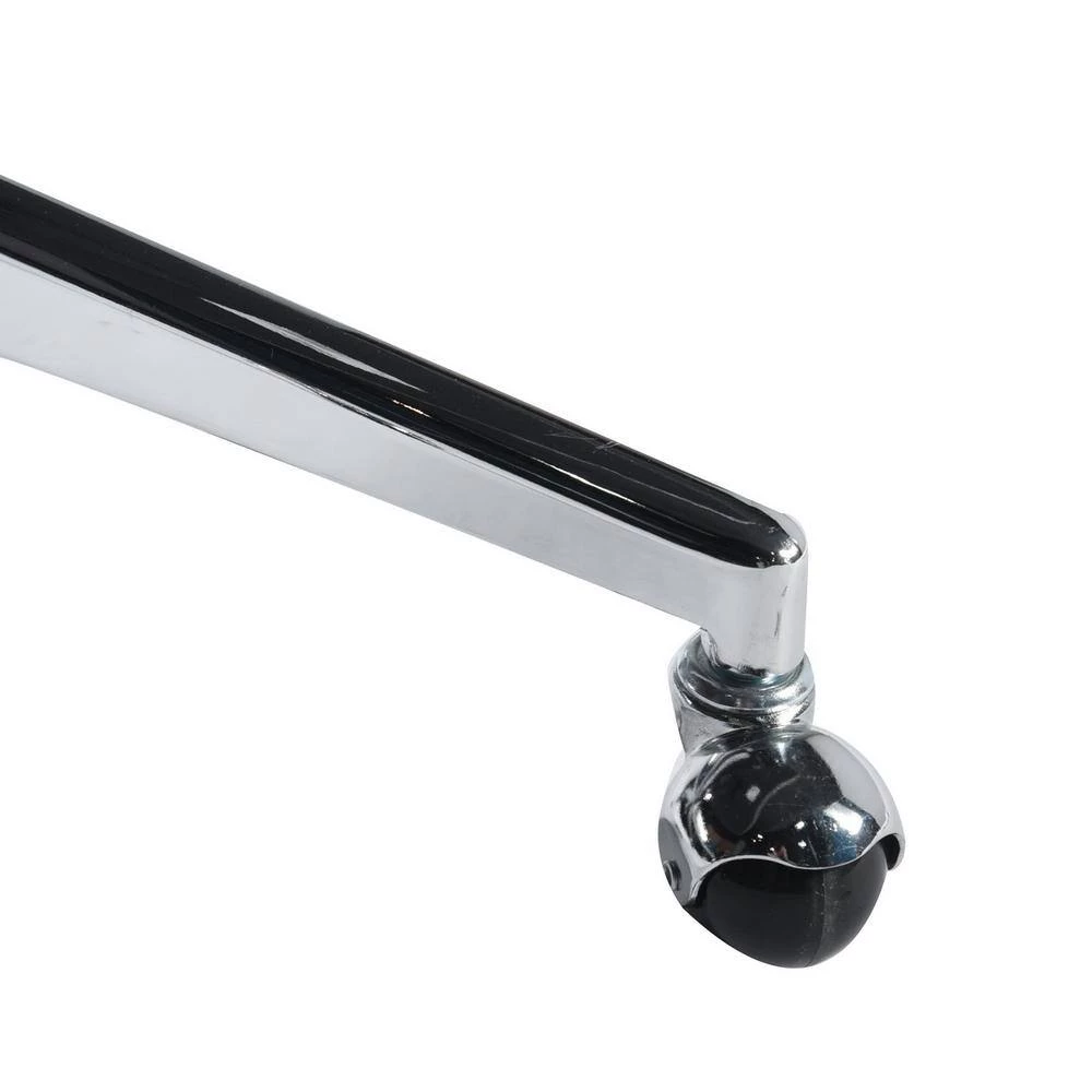 Adjustable Fabric Middle Office Chair Computer Desk Chair Leisure Chair with Casters - Grey by Homy Casa 9 Adjustable Fabric Middle Office Chair Computer Desk Chair Leisure Chair with Casters - Grey by Homy Casa - Image 7