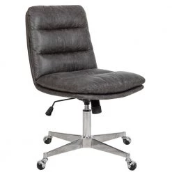 Stefeen Gray Back support Office Chair by Homy Casa