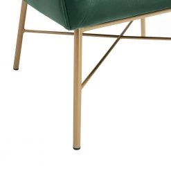 Falette Green Tufted Velvet Arm Chair by Homy Casa 19 Falette Green Tufted Velvet Arm Chair by Homy Casa -Homy Casa Shop green homy casa accent chairs falette green fa 1000