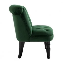 Kostic Green Velvet Accent Chair by Homy Casa 15 Kostic Green Velvet Accent Chair by Homy Casa -Homy Casa Shop green homy casa accent chairs kostic green 4f 1000