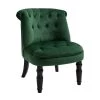 Kostic Green Velvet Accent Chair by Homy Casa 1 Kostic Green Velvet Accent Chair by Homy Casa -Homy Casa Shop green homy casa accent chairs kostic green 64 1000