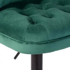 Baze 26 in-34.6 in. Green Low Back Metal Frame Adjustable Height Bar Stool With Velvet Seat (Set of 2) by Homy Casa 22 Baze 26 in-34.6 in. Green Low Back Metal Frame Adjustable Height Bar Stool With Velvet Seat (Set of 2) by Homy Casa -Homy Casa Shop green homy casa bar stools baze green 76 1000