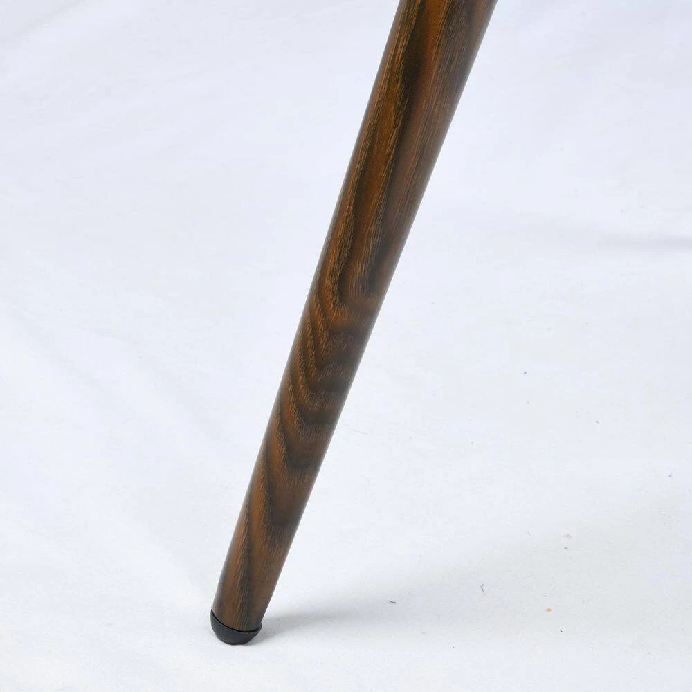 Smeg Green Velvet Upholstered Walnut Metal Legs Side Dining Chairs(Set of 2) by Homy Casa 7 Smeg Green Velvet Upholstered Walnut Metal Legs Side Dining Chairs(Set of 2) by Homy Casa - Image 5