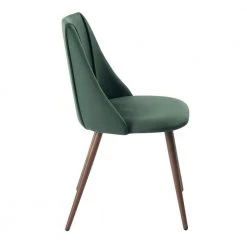 Smeg Green Velvet Upholstered Side Dining Chairs(Set of 2) by Homy Casa -Homy Casa Shop green homy casa dining chairs smeg tiaanium 32mm lmkz 4f 1000
