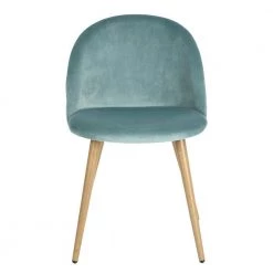Carson Carrington Mid-Century Modern Lake green Velvet Dining Chair (Set of 2) by Homy Casa -Homy Casa Shop green homy casa dining chairs zomba green velvet diamond kd metal a c3 1000