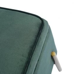 TUDOR Green Velvet Ottoman with Storage by Homy Casa -Homy Casa Shop green homy casa ottomans hd tudor green fa 1000