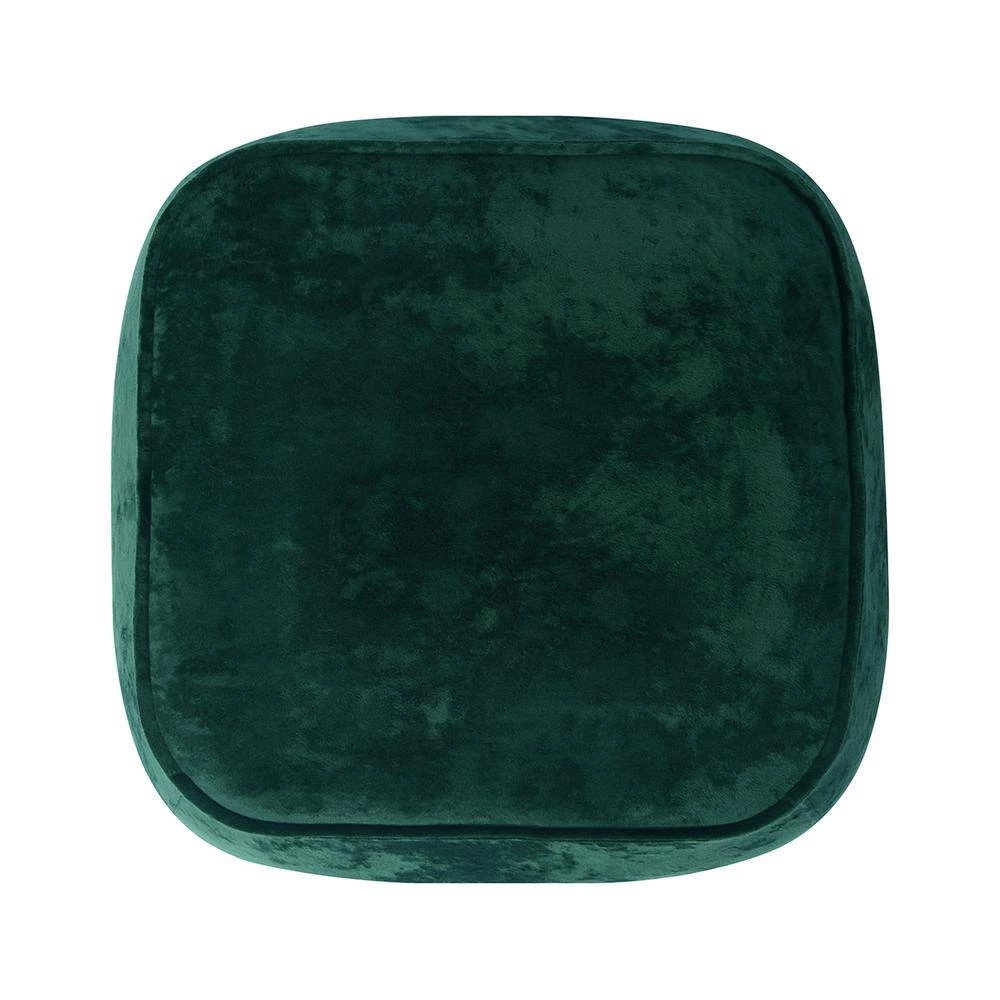 Rondae Green Ice Velvet Ottoman by Homy Casa 7 Rondae Green Ice Velvet Ottoman by Homy Casa - Image 5