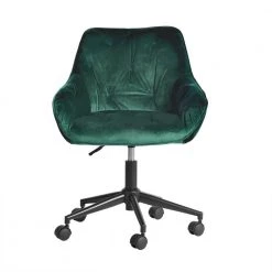 Alexon Green Study Room Office Chair Middle Office Chair by Homy Casa