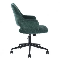 Office Chair Green Armchair Secretary Adjustable Swivel Upholstered Computer Chair by Homy Casa -Homy Casa Shop green homy casa task chairs boga forest 4f 1000