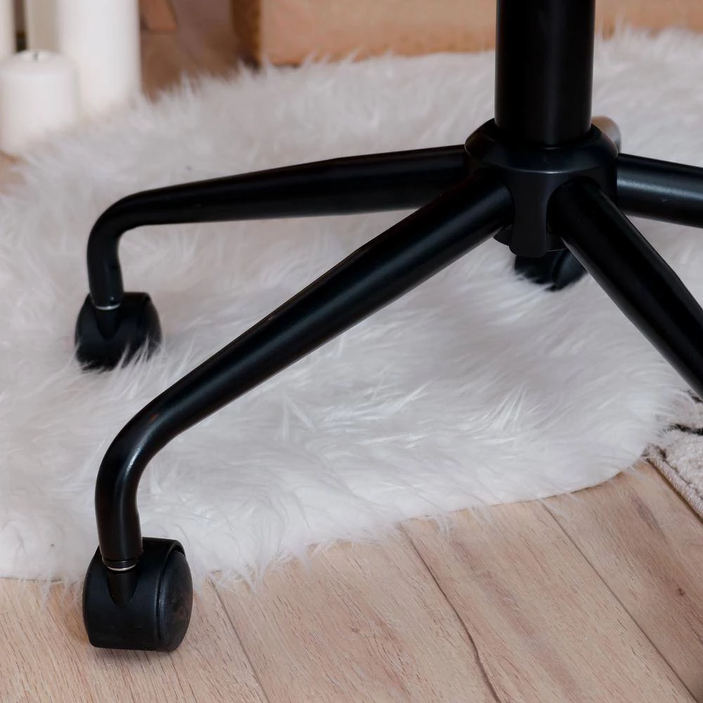 Dark Green Velvet Fabric Cover Modern Simple Style Green Large Size High Back Secretary Office Chair by Homy Casa 6 Dark Green Velvet Fabric Cover Modern Simple Style Green Large Size High Back Secretary Office Chair by Homy Casa - Image 4