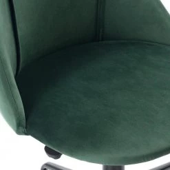 Dark Green Velvet Fabric Cover Modern Simple Style Green Large Size High Back Secretary Office Chair by Homy Casa 17 Dark Green Velvet Fabric Cover Modern Simple Style Green Large Size High Back Secretary Office Chair by Homy Casa -Homy Casa Shop green homy casa task chairs cian green fa 1000