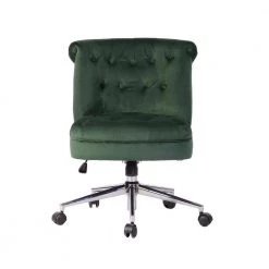 Jaren Green Vevelt Seat Task Chair Without Arms by Homy Casa -Homy Casa Shop green homy casa task chairs hd jaren green c3 1000