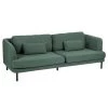 Clemency 85 in. W Square Arm Fabric Upholstered Contemporary Straight Sofa in Green by Homy Casa -Homy Casa Shop green three homy casa sofas couches clemency three 64 1000