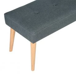 Cicilia Grey Fabric Upholstered Tufted Bench ( 18.3'' H X 43'' W X 15.7'' D ) by Homy Casa 25 Cicilia Grey Fabric Upholstered Tufted Bench ( 18.3'' H X 43'' W X 15.7'' D ) by Homy Casa -Homy Casa Shop grey homy casa bedroom benches cicilia grey a fa 1000